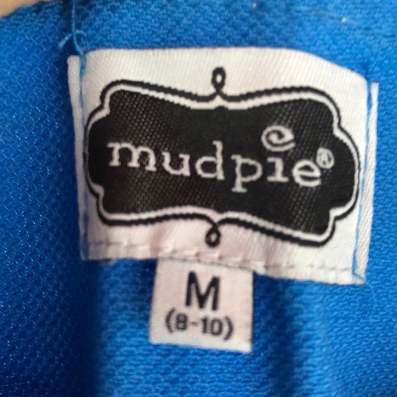 Royal Blue with Gold Accent canvas material Dress - Picture 4 of 7